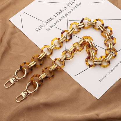 L201 Octagonal Buckle Resin Contrast Thick Chain Phone Lanyard with Spacer, Model:L201-JS-60cm - Lanyards & Wrist Straps by buy2fix | Online Shopping UK | buy2fix