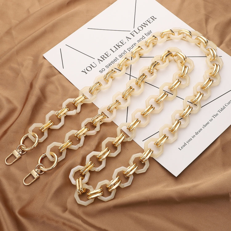 L201 Octagonal Buckle Resin Contrast Thick Chain Phone Lanyard with Spacer, Model:L201-XS-120cm - Lanyards & Wrist Straps by buy2fix | Online Shopping UK | buy2fix