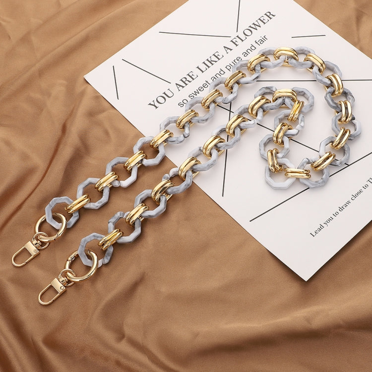 L201 Octagonal Buckle Resin Contrast Thick Chain Phone Lanyard with Spacer, Model:L201-XS-80cm - Lanyards & Wrist Straps by buy2fix | Online Shopping UK | buy2fix