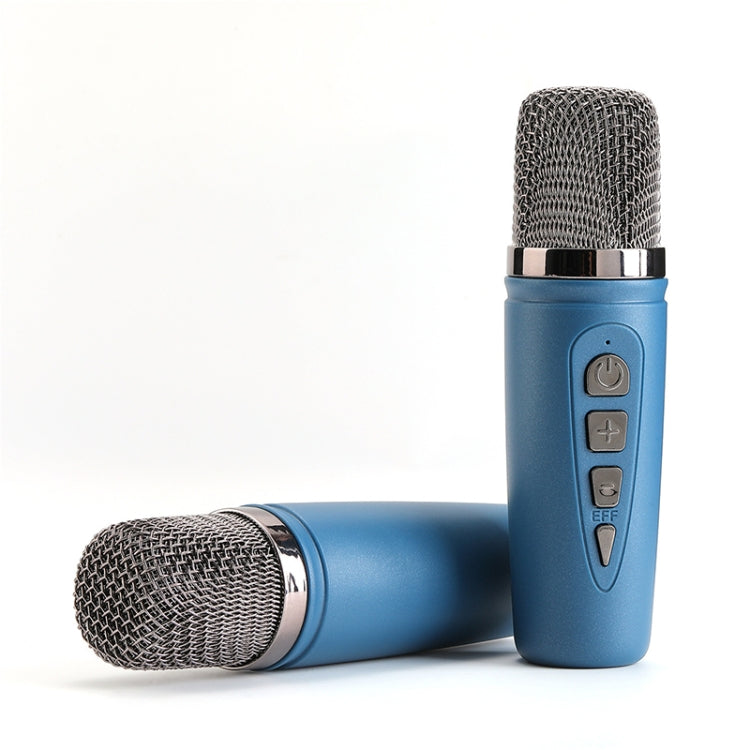 T&G TG542 LED Flash Wireless Bluetooth Karaoke Speaker with Microphone(Light Blue) - Desktop Speaker by T&G | Online Shopping UK | buy2fix