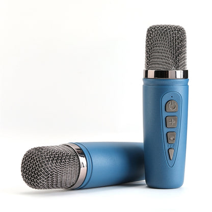 T&G TG542 LED Flash Wireless Bluetooth Karaoke Speaker with Microphone(Light Blue) - Desktop Speaker by T&G | Online Shopping UK | buy2fix
