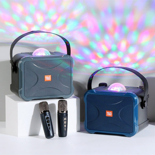 T&G TG543 Colorful Integrated Handheld Karaoke Wireless Bluetooth Speaker(Black) - Desktop Speaker by T&G | Online Shopping UK | buy2fix