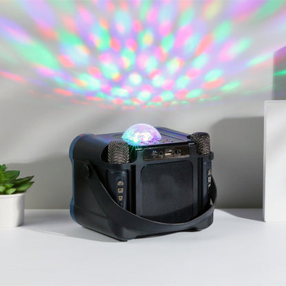 T&G TG543 Colorful Integrated Handheld Karaoke Wireless Bluetooth Speaker(Grey) - Desktop Speaker by T&G | Online Shopping UK | buy2fix