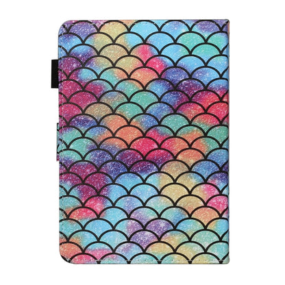 For 7 inch Universal Tablet PC Colored Drawing Pattern Horizontal Flip PU Leather Case with Holder & Card Slot(Diamond) - 7 inch by buy2fix | Online Shopping UK | buy2fix