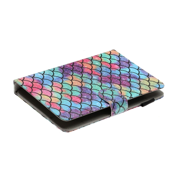 For 10 inch Universal Tablet PC Colored Drawing Pattern Horizontal Flip PU Leather Case with Holder & Card Slot(Diamond) - 10 - 11 inch by buy2fix | Online Shopping UK | buy2fix