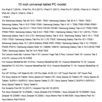 For 10 inch Universal Tablet PC Colored Drawing Pattern Horizontal Flip PU Leather Case with Holder & Card Slot(Diamond) - 10 - 11 inch by buy2fix | Online Shopping UK | buy2fix