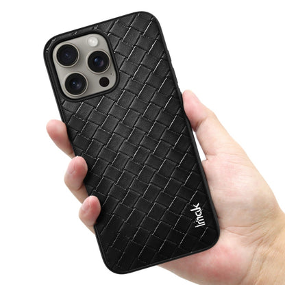 For iPhone 15 Pro Max IMAK LX-5 Series Shockproof PC + PU + TPU Protective Phone Case(Weaving Texture) by imak