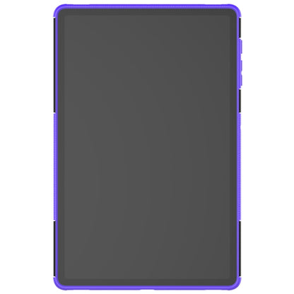For Samsung Galaxy Tab S9+ Tire Texture TPU + PC Tablet Case(Purple) - Galaxy Tab S9+ Cases by buy2fix | Online Shopping UK | buy2fix