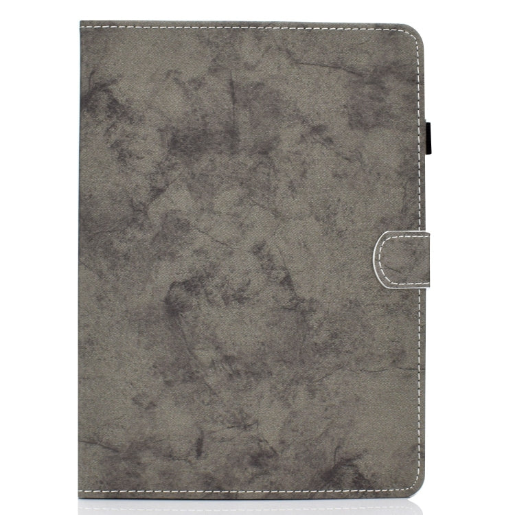 For Samsung Galaxy Tab A9+ Marble Style Cloth Texture Smart Leather Tablet Case(Grey) - Galaxy Tab A9+ by buy2fix | Online Shopping UK | buy2fix