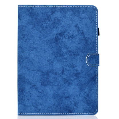 For Samsung Galaxy Tab A11+ / A9+ Marble Style Cloth Texture Smart Leather Tablet Case(Blue) by buy2fix