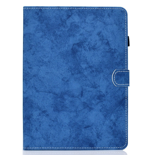 For Samsung Galaxy Tab A9+ Marble Style Cloth Texture Smart Leather Tablet Case(Blue) - Galaxy Tab A9+ by buy2fix | Online Shopping UK | buy2fix