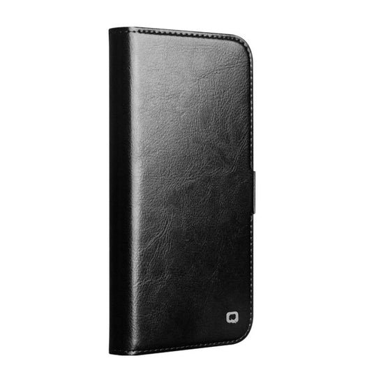 For iPhone 17 Pro QIALINO Classic 103 Buckle Genuine Leather Phone Case(Black) - iPhone 17 Pro Cases by QIALINO | Online Shopping UK | buy2fix