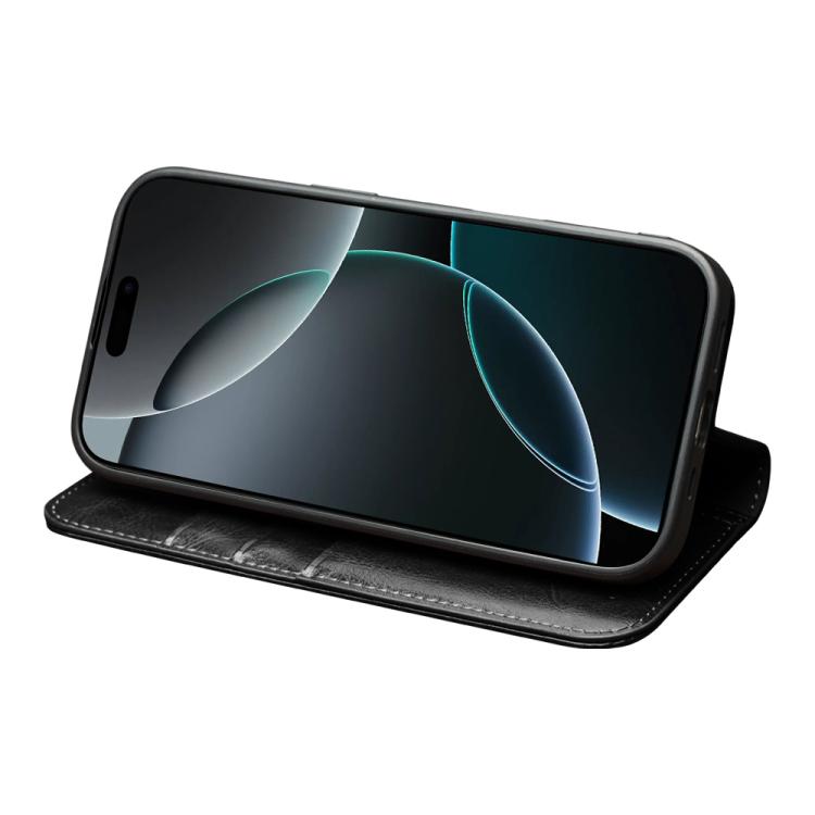 For iPhone 17 Pro Max QIALINO Classic Genuine Leather Phone Case(Black) - iPhone 17 Pro Max Cases by QIALINO | Online Shopping UK | buy2fix