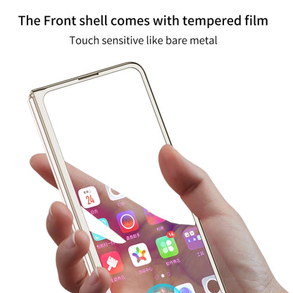 For Samsung Galaxy Z Fold5 5G GKK Integrated PC Phone Case with Pen Slot, No Include Pen(Silver) - Galaxy Z Fold5 Cases by GKK | Online Shopping UK | buy2fix