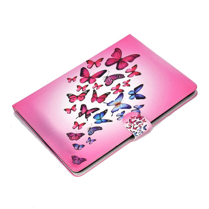 For iPad Air / iPad Air 2  2016 / iPad Pro9.7 / iPad9.7 / 2017 / 2018 Colored Drawing Pattern Horizontal Flip PU Leather Case with Holder & Card Slot & Sleep / Wake-up Function(Butterfly) - More iPad Cases by buy2fix | Online Shopping UK | buy2fix
