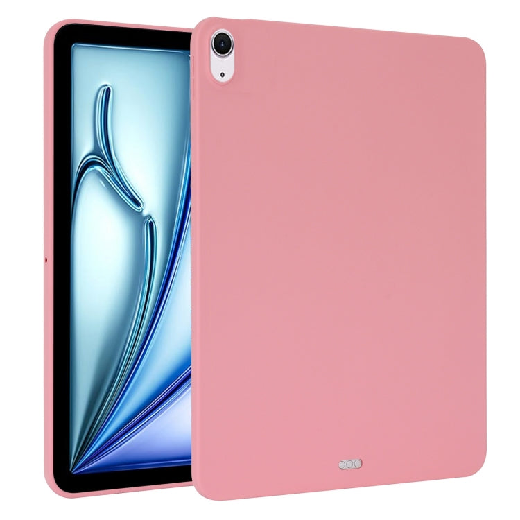 For iPad Air 11 2024 / 2025 Oil Spray Skin-friendly TPU Tablet Case(Pink) - iPad Air 11 2025 / 2024 Cases by buy2fix | Online Shopping UK | buy2fix