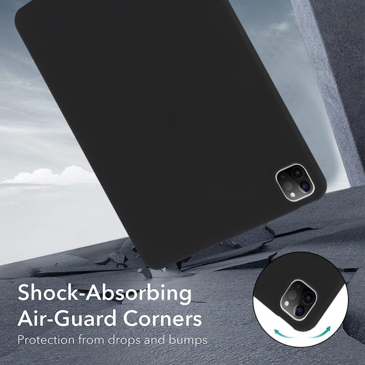 For iPad Air 11 2024 / 2025 Oil Spray Skin-friendly TPU Tablet Case(Black) - iPad Air 11 2025 / 2024 Cases by buy2fix | Online Shopping UK | buy2fix