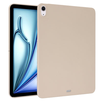 For iPad Air 11 2024 / 2025 Oil Spray Skin-friendly TPU Tablet Case(Milk White) - iPad Air 11 2025 / 2024 Cases by buy2fix | Online Shopping UK | buy2fix