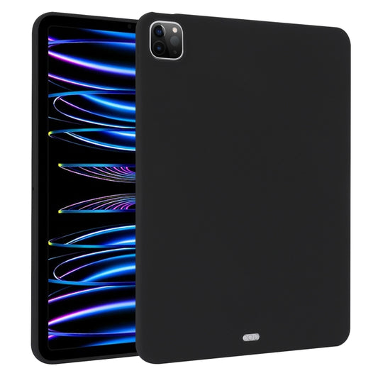 For iPad Pro 12.9 2018/2020/2021/2022 Oil Spray Skin-friendly TPU Tablet Case(Black) - iPad Pro 12.9 (2022/2021) Cases by buy2fix | Online Shopping UK | buy2fix