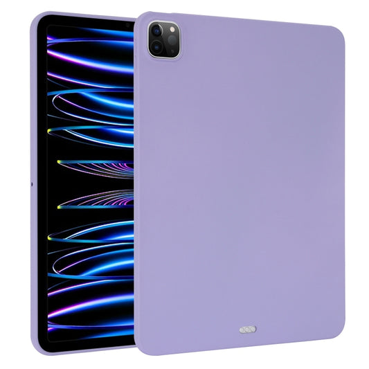 For iPad Pro 12.9 2018/2020/2021/2022 Oil Spray Skin-friendly TPU Tablet Case(Purple) - iPad Pro 12.9 (2022/2021) Cases by buy2fix | Online Shopping UK | buy2fix