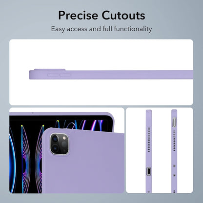 For iPad Pro 12.9 2018/2020/2021/2022 Oil Spray Skin-friendly TPU Tablet Case(Purple) - iPad Pro 12.9 (2022/2021) Cases by buy2fix | Online Shopping UK | buy2fix