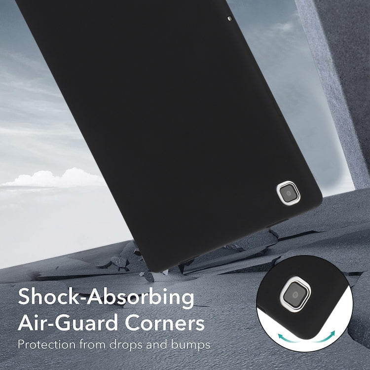 For Samsung Galaxy Tab S7 / S8 Oil Spray Skin-friendly TPU Tablet Case(Black) by buy2fix