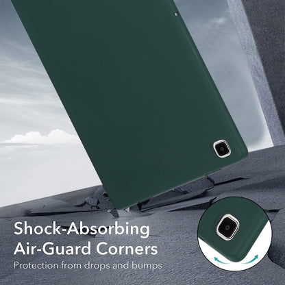 For Samsung Galaxy Tab S7 / S8 Oil Spray Skin-friendly TPU Tablet Case(Deep Green) by buy2fix