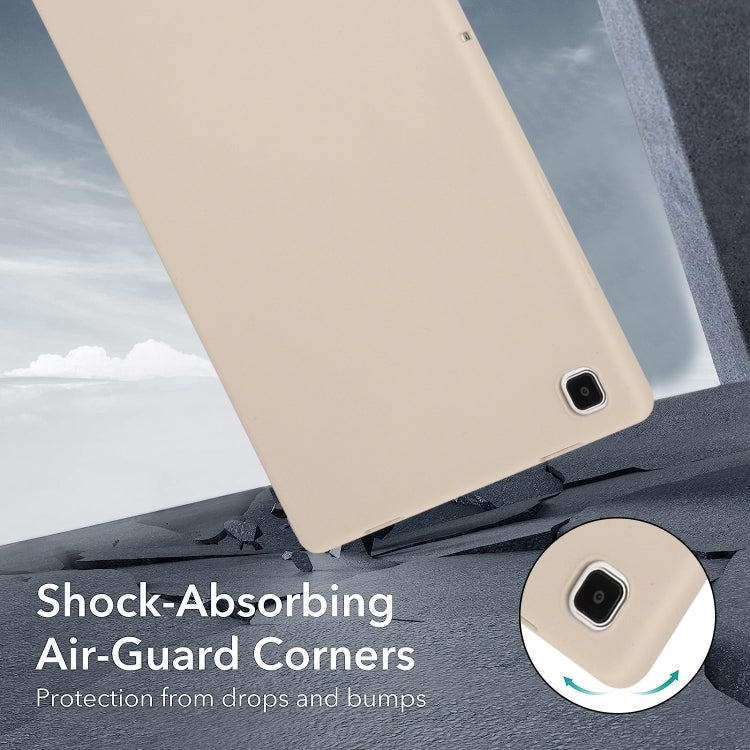 For Samsung Galaxy Tab S7 / S8 Oil Spray Skin-friendly TPU Tablet Case(Milk White) by buy2fix