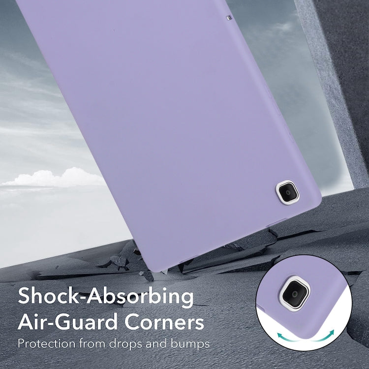 For Samsung Galaxy Tab S7 / S8 Oil Spray Skin-friendly TPU Tablet Case(Purple) by buy2fix