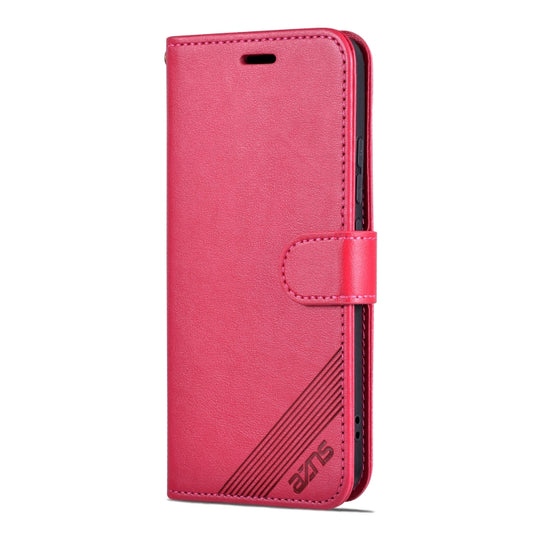 For Xiaomi 14 AZNS Sheepskin Texture Flip Leather Phone Case(Red) - Xiaomi Cases by AZNS | Online Shopping UK | buy2fix