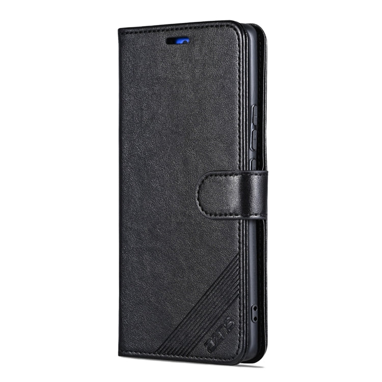 For Xiaomi Redmi K70 / K70 Pro AZNS Sheepskin Texture Flip Leather Phone Case(Black) - Xiaomi Cases by AZNS | Online Shopping UK | buy2fix