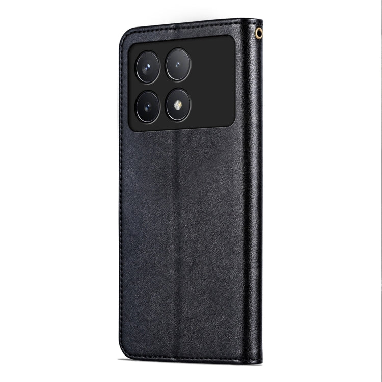For Xiaomi Redmi K70 / K70 Pro AZNS Sheepskin Texture Flip Leather Phone Case(Black) - Xiaomi Cases by AZNS | Online Shopping UK | buy2fix
