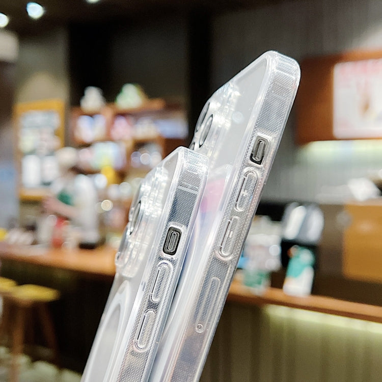 For iPhone 12 Pro Max Acrylic MagSafe Magnetic Lens Film Protection Phone Case(Transparent) by buy2fix