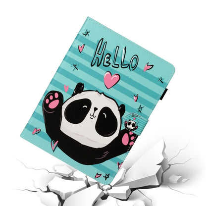 For iPad Pro 11 (2020) Colored Drawing Pattern Horizontal Flip PU Leather Tablet Case with Holder & Card Slot & Sleep / Wake-up Function(Love Panda) - iPad Pro 11 (2020) Cases by buy2fix | Online Shopping UK | buy2fix