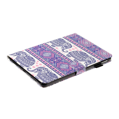 For iPad Pro 11 (2020) Colored Drawing Pattern Horizontal Flip PU Leather Tablet Case with Holder & Card Slot & Sleep / Wake-up Function(Totem Elephant) - iPad Pro 11 (2020) Cases by buy2fix | Online Shopping UK | buy2fix