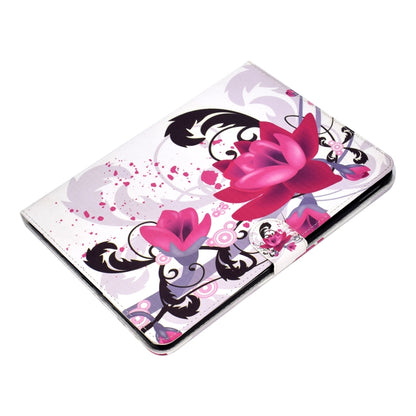 For iPad Pro 11 inch (2018) Colored Drawing Pattern Horizontal Flip PU Leather Case with Holder & Card Slot & Sleep / Wake-up Function(Flowers) - iPad Pro 11 (2018) Cases by buy2fix | Online Shopping UK | buy2fix