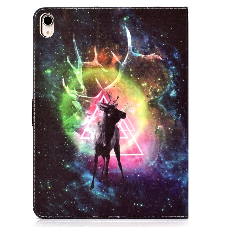 For iPad Pro 11 inch (2018) Colored Drawing Pattern Horizontal Flip PU Leather Case with Holder & Card Slot & Sleep / Wake-up Function(Starry Deer) - iPad Pro 11 (2018) Cases by buy2fix | Online Shopping UK | buy2fix