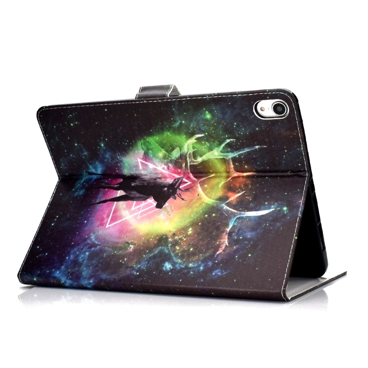 For iPad Pro 11 inch (2018) Colored Drawing Pattern Horizontal Flip PU Leather Case with Holder & Card Slot & Sleep / Wake-up Function(Starry Deer) - iPad Pro 11 (2018) Cases by buy2fix | Online Shopping UK | buy2fix