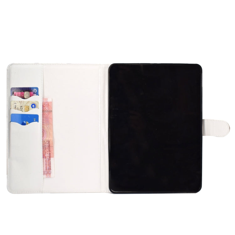 For iPad Pro 11 inch (2018) Colored Drawing Pattern Horizontal Flip PU Leather Case with Holder & Card Slot & Sleep / Wake-up Function(Glasses Cat) - iPad Pro 11 (2018) Cases by buy2fix | Online Shopping UK | buy2fix