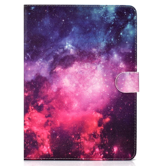 For iPad 10.2 Colored Drawing Pattern Horizontal Flip PU Leather Case with Holder & Card Slot & Sleep / Wake-up Function(Starry Sky) - iPad 10.2 Cases by buy2fix | Online Shopping UK | buy2fix