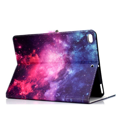 For iPad 10.2 Colored Drawing Pattern Horizontal Flip PU Leather Case with Holder & Card Slot & Sleep / Wake-up Function(Starry Sky) - iPad 10.2 Cases by buy2fix | Online Shopping UK | buy2fix