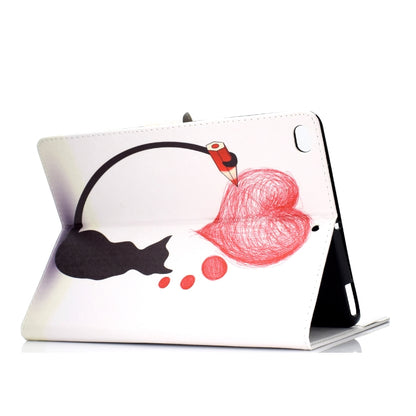 For iPad Pro10.5 inch Colored Drawing Pattern Horizontal Flip PU Leather Case with Holder & Card Slot & Sleep / Wake-up Function(Loving Cat) - iPad Pro 10.5 inch Cases by buy2fix | Online Shopping UK | buy2fix
