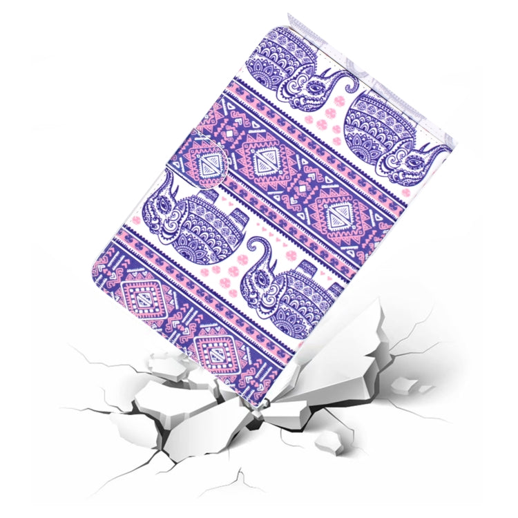 For iPad Pro10.5 inch Colored Drawing Pattern Horizontal Flip PU Leather Case with Holder & Card Slot & Sleep / Wake-up Function(Totem Elephant) - iPad Pro 10.5 inch Cases by buy2fix | Online Shopping UK | buy2fix
