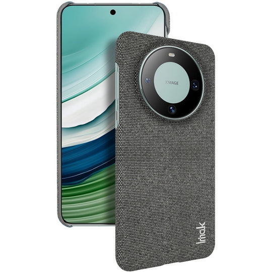 For Huawei Mate 60 imak Ruiyi Series Cloth Texture PU + PC Phone Case(Dark Grey)