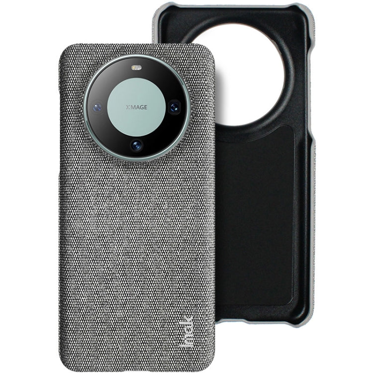 For Huawei Mate 60 Pro / 60 Pro+ imak Ruiyi Series Cloth Texture PU + PC Phone Case(Light Grey) - Huawei Cases by imak | Online Shopping UK | buy2fix