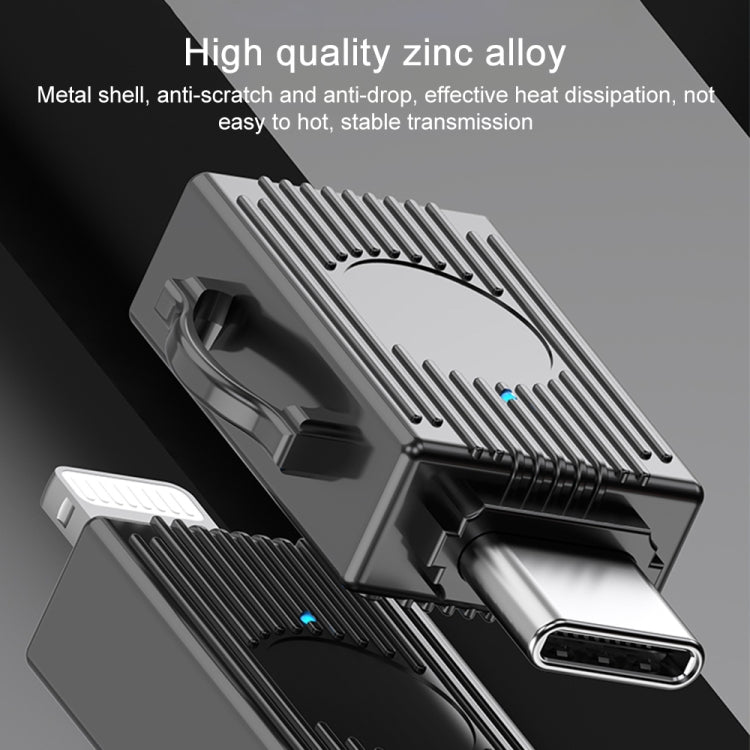 USB to USB-C / Type-C Multifunction Travel Case Shape Apapter(Tarnish) by buy2fix