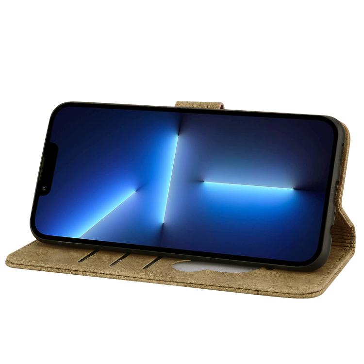 For iPhone Air Cartoon Sakura Cat Embossed Leather Phone Case(Brown) - iPhone Air Cases by buy2fix | Online Shopping UK | buy2fix