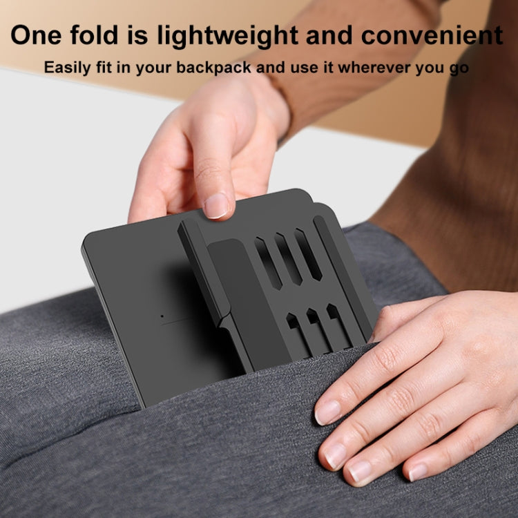 For Honor Magic V2 GKK Bluetooth Keyboard + Folding Holder + Capacitive Pen + Bluetooth Mouse(Grey) by GKK