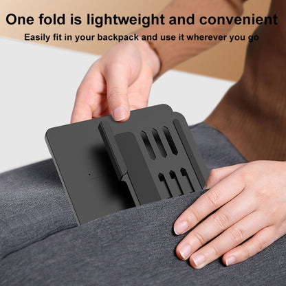 For Honor Magic V2 GKK Bluetooth Keyboard + Folding Holder + Capacitive Pen + Bluetooth Mouse(Black) by GKK