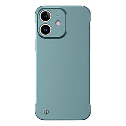 For iPhone 11 Frameless Metallic Paint Hybrid PC Phone Case(Green) by buy2fix